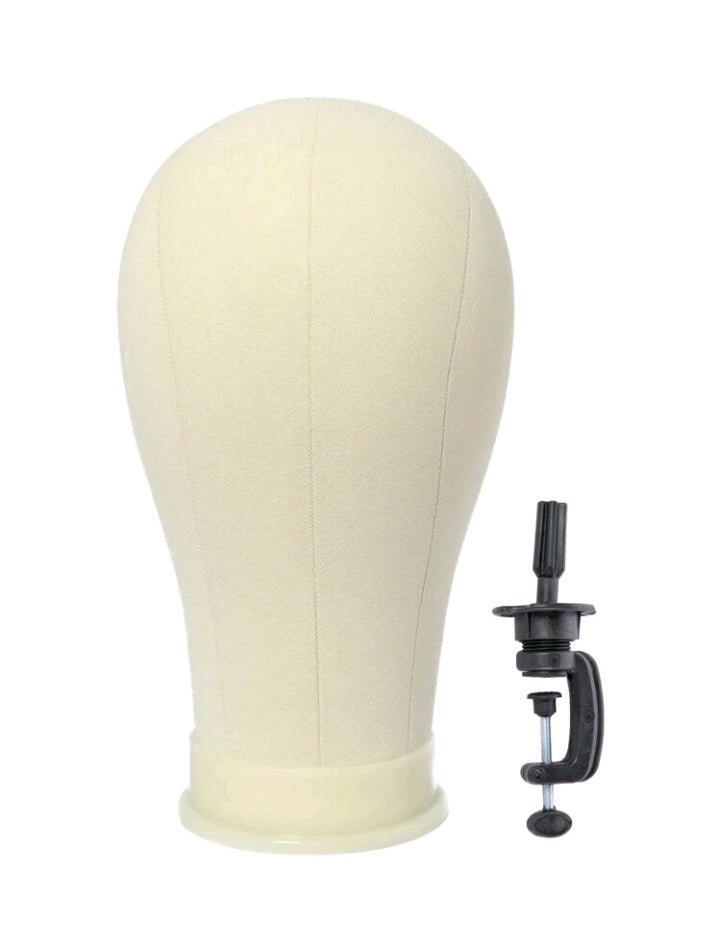 Canvas Mannequin Head With Mount Hole